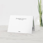 Carte Psaumes "fermement enracinés" Écritures Salutation (Dos)