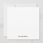 Carte Psaumes inspirants Verset biblique (Dos)