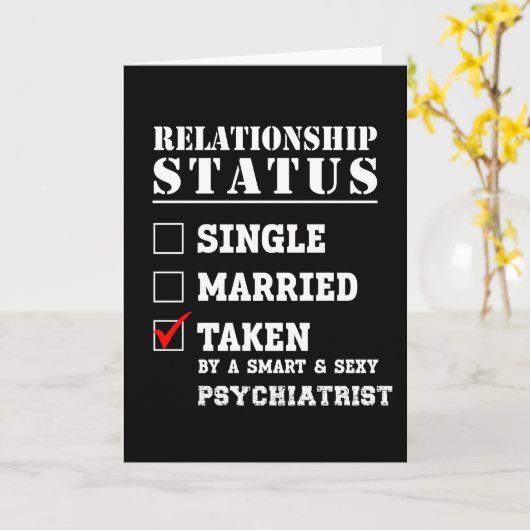 Carte Psychiatre (Fleur jaune)