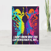 Carte Psychologue Psychiatre ou conseiller Anniversaire (Devant)