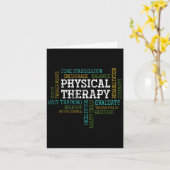 Carte Pta Physical Motivational Therapy Gift Physical Th (Fleur jaune)