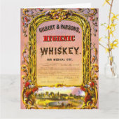 Carte Publication en médecine des brevets 1860 (Fleur jaune)