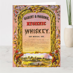 Carte Publication en médecine des brevets 1860