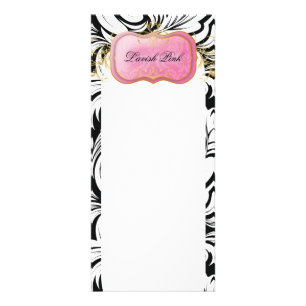 Carte Publicitaire 311 Lavish Pink Rack Card Noir