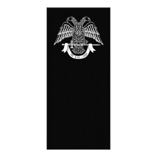 Carte Publicitaire Aigle à deux têtes comme symbole maçonnique