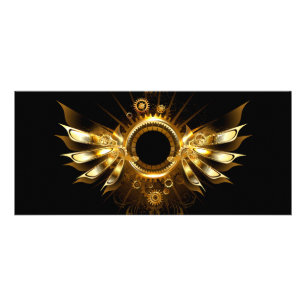 Carte Publicitaire Ailes de Steampunk