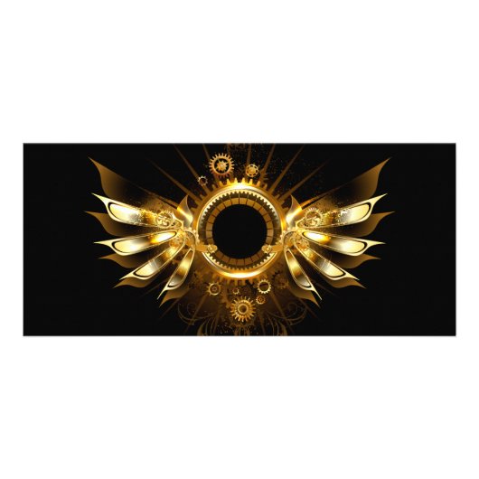 Carte Publicitaire Ailes Steampunk (Devant)