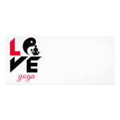 Carte Publicitaire Aimer le yoga (Dos)