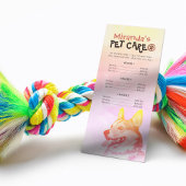 Carte Publicitaire Animaux de compagnie assis Grooming Beauté Salon T