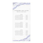 Carte Publicitaire Aquarelle bleue minimaliste (Devant)