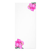 Carte Publicitaire Aquarelle - Bunch Peonies (Dos)