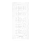 Carte Publicitaire Aquarelle Eucalyptus Verdure Gold Foliage (Dos)