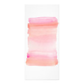 Carte Publicitaire Aquarelle rose moderne pointe (Dos)