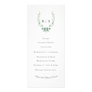 Carte Publicitaire Aquarelle rustique chic MARIAGE