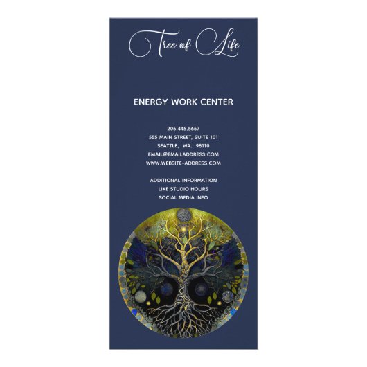 Carte Publicitaire Arbre de la Luna (Dos)