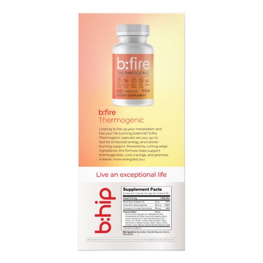 Carte Publicitaire b:feu (Devant)