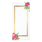 Carte Publicitaire Beauté Florales Lash Extensions Blanc (Dos)