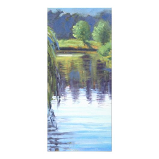 Carte Publicitaire Belle scène commémorative de Sympathie dans Forest (Devant)