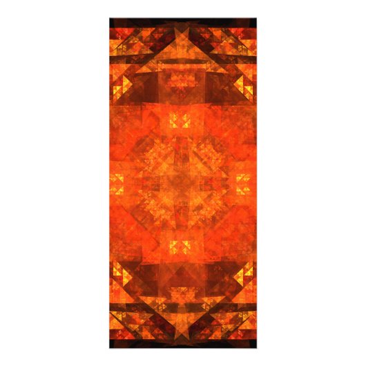 Carte Publicitaire Blessing Abstrait Art Rack Card (Devant)