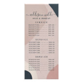 Carte Publicitaire Bleu bleu marine moderne Formes Abstraites neutres (Devant)