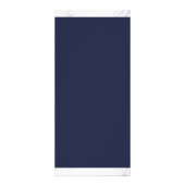 Carte Publicitaire Bleu de minuit d'or de marbre géométrique (Dos)