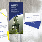 Carte Publicitaire Bleu foncé, Carrelage