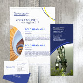 Carte Publicitaire Bleu foncé, Carrelage