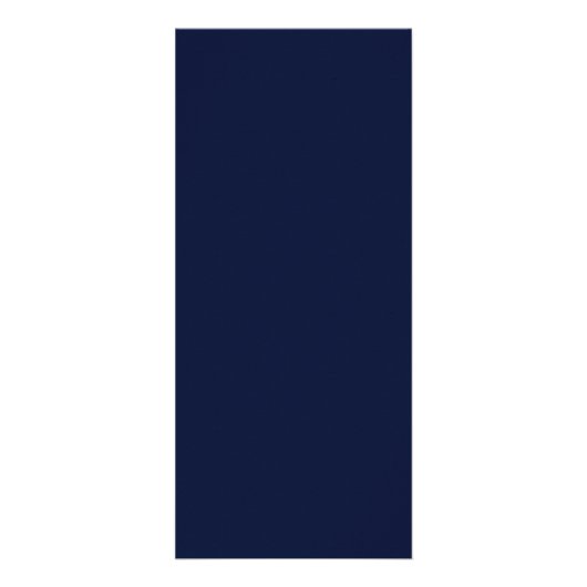 Carte Publicitaire Bleu Nuit Marine Uni (Devant)