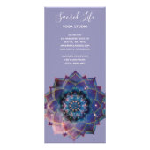 Carte Publicitaire Boho Nebula Mandala, Mystical (Dos)