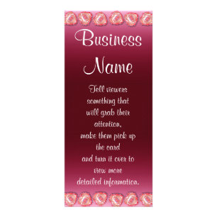 Carte Publicitaire Bordure cardiaque tachée