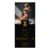 Carte Publicitaire Boutique Black Lingerie Information photo Prix (Devant)