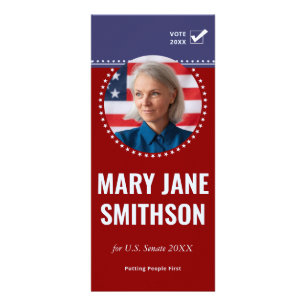 Carte Publicitaire Campagne républicaine des candidats politiques du 