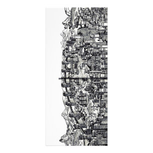 Carte Publicitaire Capitale de Constantinople de l'Empire romain