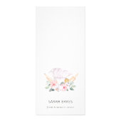 Carte Publicitaire Chef Blush Casquette Floral Whisk Bakou Service Pr (Dos)
