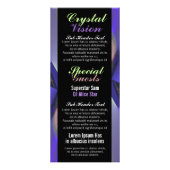 Carte Publicitaire Circulaire d'événements Crystal Vision (Dos)