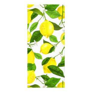 Carte Publicitaire Citron à l'aquarelle