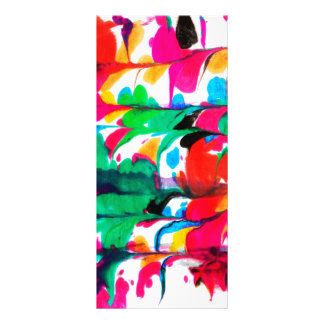 Carte Publicitaire Coeurs colorés