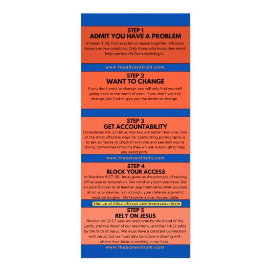 Carte Publicitaire Comment surmonter (Dos)