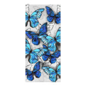 Carte Publicitaire Composition des White and Blue Butterflies (Devant)