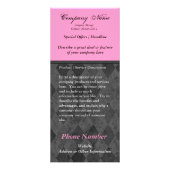 Carte Publicitaire Conception faite sur commande de carte, de noir et (Devant)