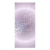 Carte Publicitaire Confetti céleste mauve (Dos)