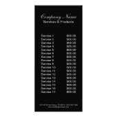 Carte Publicitaire Construction vintage de manutentionnaires de bois (Dos)