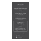Carte Publicitaire Consultant Professionnel Code QR Gris Moderne (Dos)
