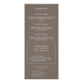 Carte Publicitaire Consultant Professionnel Code QR Taupe Moderne (Dos)