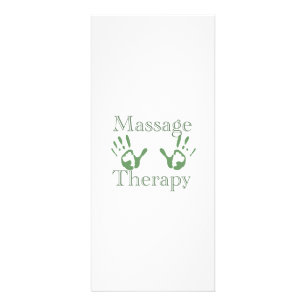 Carte Publicitaire Copies de main de thérapie de massage