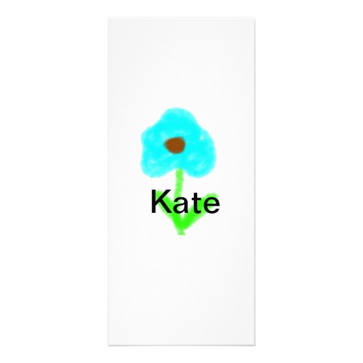 Carte Publicitaire Couleur d'eau bleu vert ajouter votre nom texte pe (Devant)