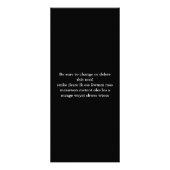 Carte Publicitaire Couleurs de Chakra d'homme de DaVinci Vitruvian (Dos)