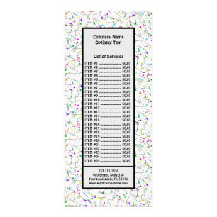 Carte Publicitaire Coupe Pins Blanc Dresseur Seamstress Tailor