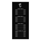 Carte Publicitaire Crâne royal (Dos)