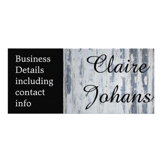 Carte publicitaire d'entreprise - ondulé (Dos)